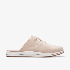 Clarks Breeze Clara Light Sand Slip Ons Dames Lichtbruin | 0512387-GU