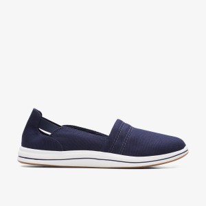 Clarks Breeze Step II Dark Navy Slip Ons Dames Donkerblauw | 9152673-SX