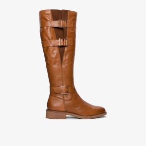 Clarks Cologne Up British Tan Leather Laarzen Dames Bruin | 4675098-XF