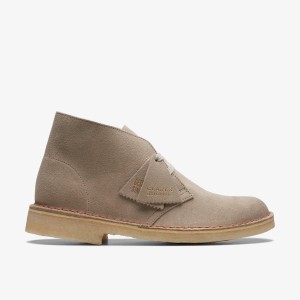 Clarks Desert Boot Sand Suede Woestijnlaarzen Heren Bruin | 9164782-HJ