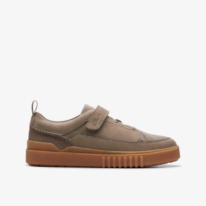 Clarks Somerset Tor Kid Sage Sneakers Kinderen Olijfgroen | 2910453-NY
