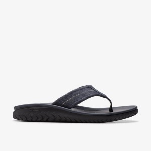 Clarks WESLEY BELT Navy Sandalen Heren Donkerblauw | 1732905-DY