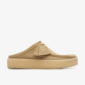 Clarks Wallabee Cup Lo Maple Suede Wallabees Heren Maple | 6745309-PY