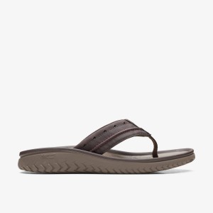 Clarks Wesley Post Brown Sandalen Heren Bruin | 2109863-EP